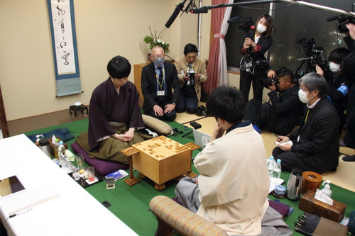 【王将戦】 終局直後